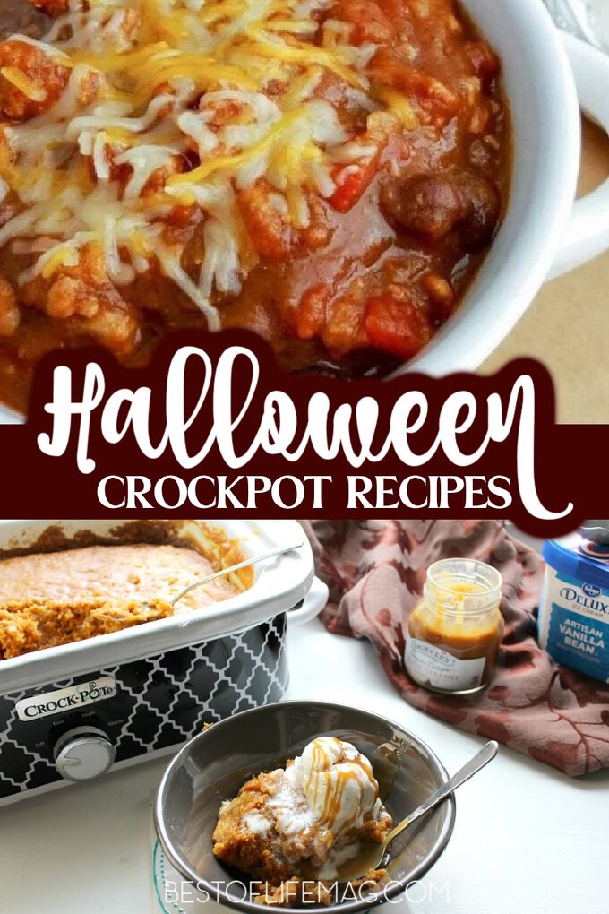 Spooky Halloween crockpot recipes add a fun and easy way to make the holiday even more enjoyable for kids and adults! Halloween Dinner Crockpot Recipes | Halloween Slow Cooker Ideas | Crockpot Food Halloween | Slow Cooker Meals Halloween | Holiday Crockpot Recipes | Spooky Crockpot Recipes | Scary Slow Cooker Recipes | Crockpot Halloween Party Recipes | Halloween Party Ideas | Tips for Hosting a Halloween Party via @amybarseghian