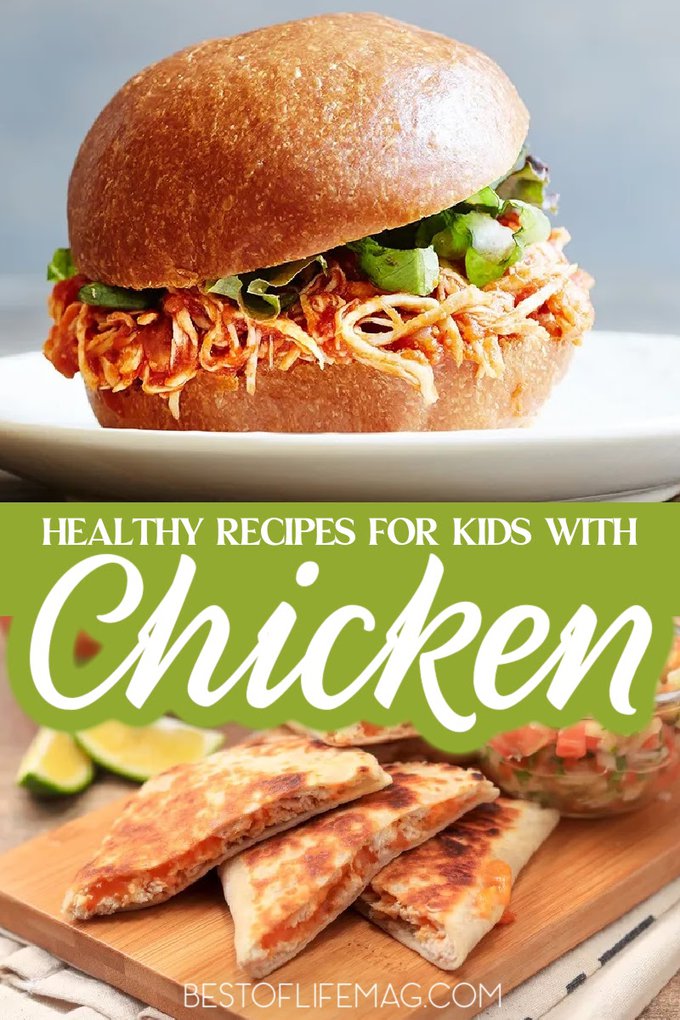 Use healthy chicken recipes for kids to help them enjoy healthy meals for lunch and dinner while you save time with these fast and easy recipes that are high in protein. | Healthy Recipes | Easy Recipes | Lunch Recipes for Kids | Dinner Recipes for Kids | Meal Planning for Families | Healthy Recipes for Kids | Parenting Tips | Easy Family Recipes | Quick Family Recipes | Healthy Dinner Recipes for Kids via @amybarseghian