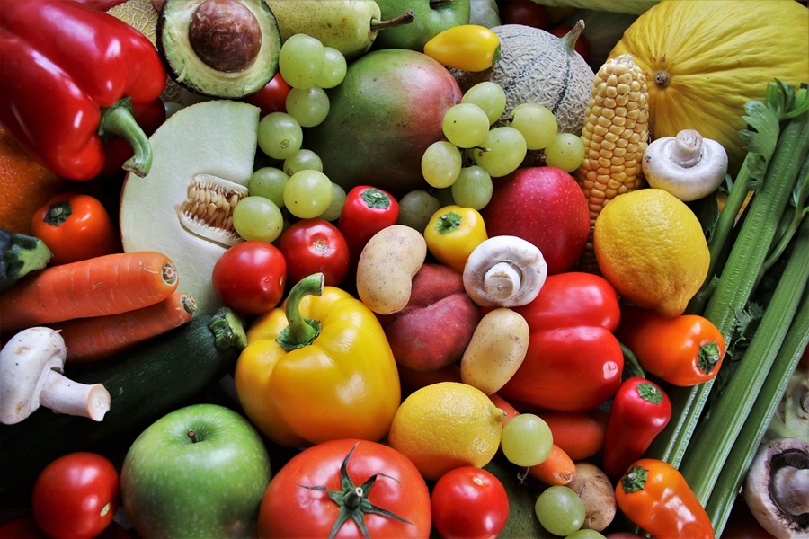 Nutrisystem Diabetic Meal Plan Tips and Tricks  Overhead View of a Variety of Fruits and Veggies