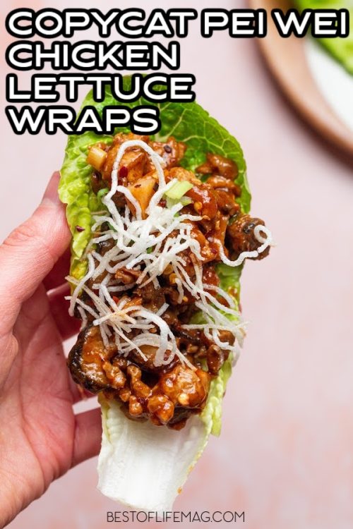 Copycat Pei Wei Chicken Lettuce Wraps Recipe Best of Life Mag