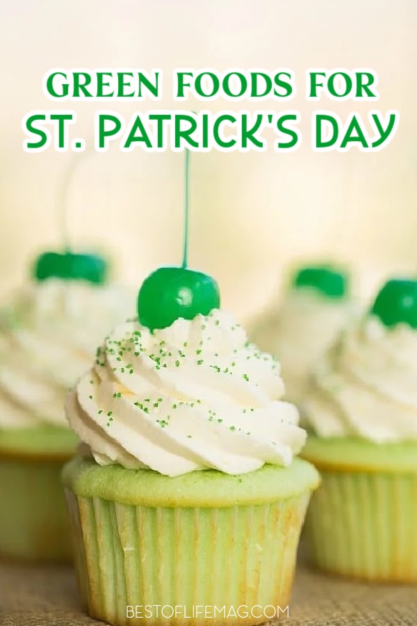 These green foods for St. Patrick's Day add a festive green touch to St. Patricks Day parties for both adults and children. St. Patrick's Day Food Ideas | St. Patrick's Day Party Ideas | Green Desserts for St. Patrick's Day | Green Cookie Recipes | Green Cake Recipes | Green Pie Recipes | St. Patrick's Day Recipes | Tips for St. Patrick's Day