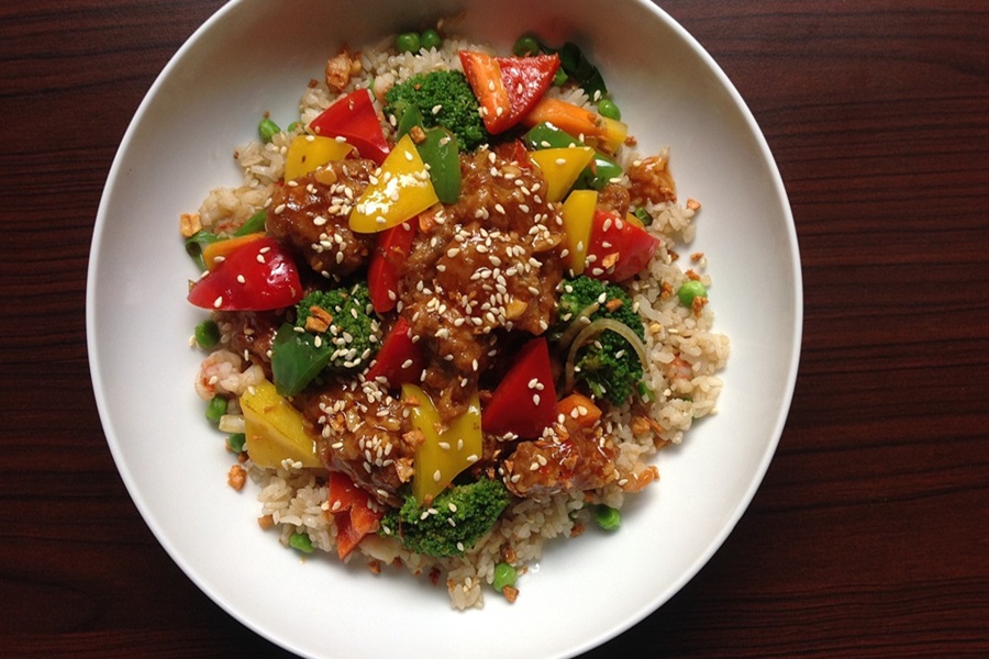 Freezer Meals for Diabetics a Plate of Chicken Stir Fry with Brown Rice