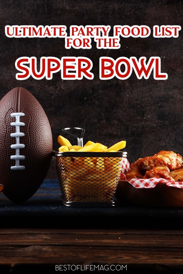 Your ultimate Super Bowl food list is here with over 165 recipes to choose from that are sure to make your Super Bowl Sunday the best yet. Super Bowl Party Food | Super Bowl Appetizers | Super Bowl Party Recipes | Tips for Hosting a Super Bowl Party | Super Bowl Party Food Crockpot | Game Day Recipes | Party Recipes | Recipes for a Crowd | Recipes for Parties via @amybarseghian