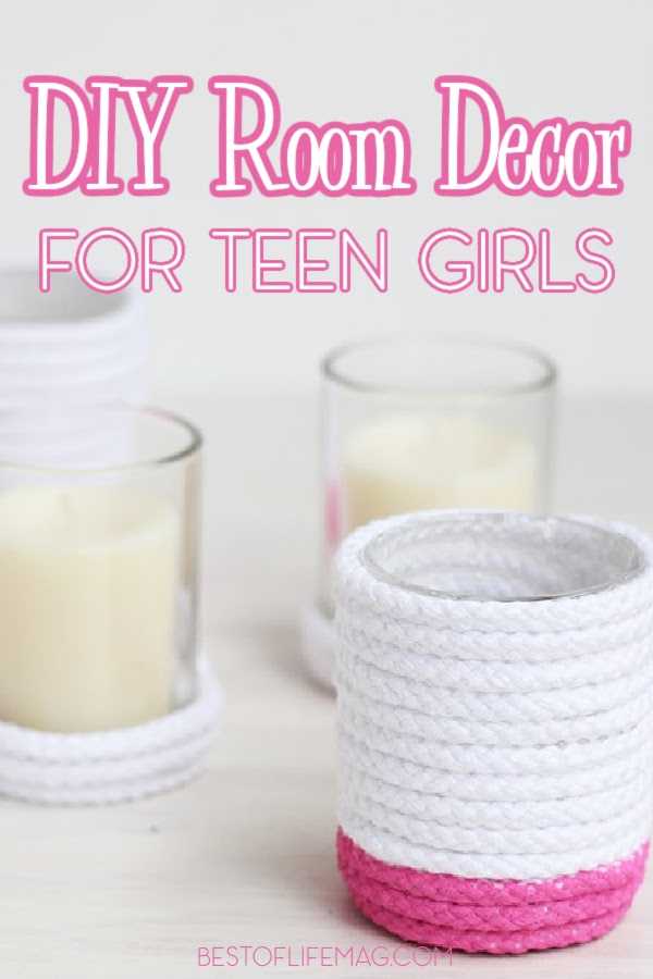 Use the best DIY room decor ideas to help you decorate your teen girl’s room to her liking and save a bit of money along the way. DIY Decor Ideas | DIY Ideas for Teens | DIY Ideas for Girls | Home DIY Ideas via @amybarseghian