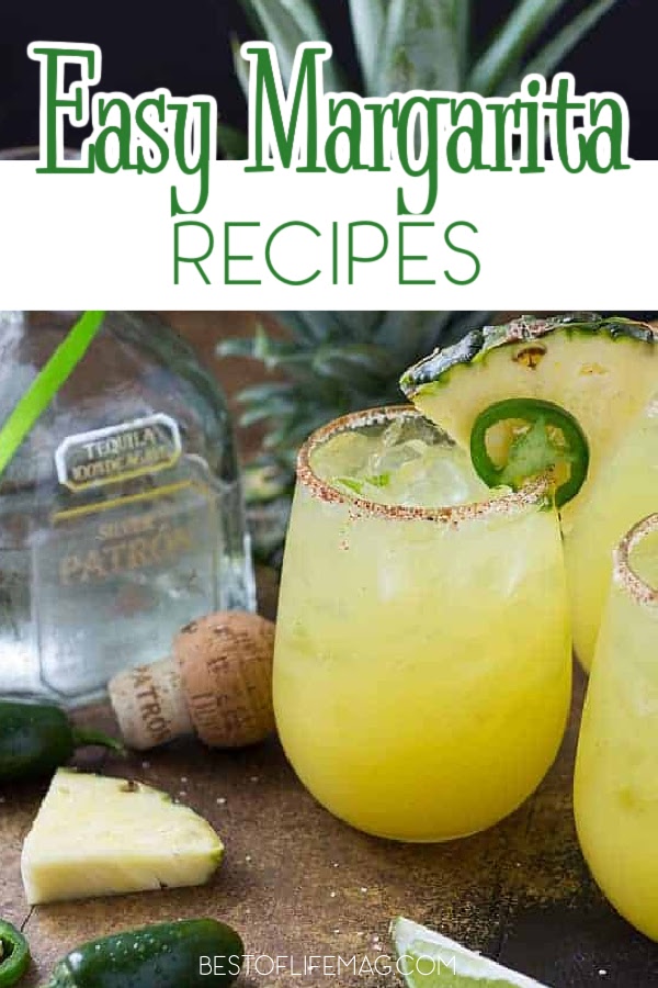 Having easy to make and refreshing summer margarita recipes on hand will help you plan the perfect outdoor party or happy hour gathering. Summer Party Recipes | Adult Recipes for Summer Parties | Summer Cocktail Recipes | Cocktails for Summer | Party Recipes for Summer | Summer Party Ideas | Margarita Recipes | Fruity Margarita Recipes | Slushie Margarita Recipes via @amybarseghian