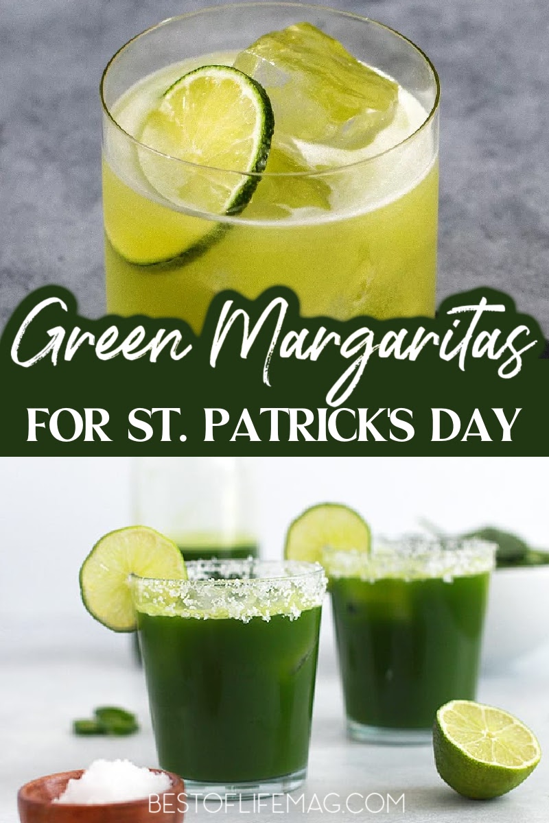 Green margaritas for St Patricks Day can help you get into the Irish spirit and celebrate with easy green cocktails. St Patricks Day Recipes | St Patricks Day Drinks | Green Drinks for St Patricks Day | Green Cocktails for St Patricks Day | Margarita Recipes for a Crowd | Green Margarita Ideas | Cocktail Party Recipes | St Patricks Day Party Recipes via @amybarseghian