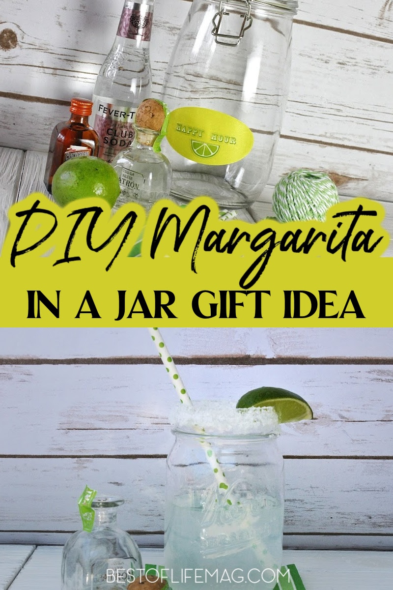 Make this DIY margarita in a jar gift for your tequila-loving friends on any occasion! Margarita in a Jar How to | How to Make a Margarita in a Jar | Best Gift Ideas | Best DIY Gift Ideas | Easy DIY Gifts | DIY Gifts for Friends via @amybarseghian