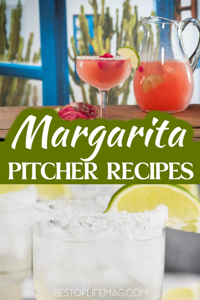 These margarita pitcher recipes are perfect for a crowd and make the BEST party drinks! Margarita Recipes | Party Recipes | Cocktail Recipes for a Party | Margarita Recipes for a Party | Margaritas for a Crowd | Summer Party Recipes | Summer Cocktail Recipes | Fruity Margarita Recipes via @amybarseghian
