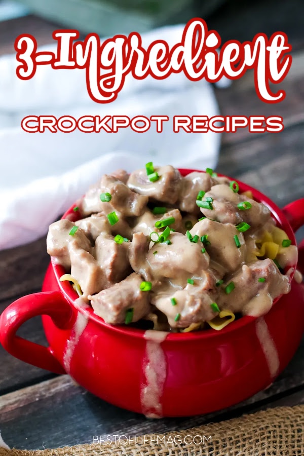 Dinner doesn’t need to be a struggle every night, especially when you have 3 ingredient recipes for the crockpot. Easy Crockpot Recipes | Easy Crockpot Dinners | Crockpot Recipes with Chicken | Crockpot Recipes with Beef | Crockpot Recipes with Pork | Three Ingredient Chicken Dinners | Three Ingredient Beef Dinners | Cheap Crockpot Dinner Recipes via @amybarseghian