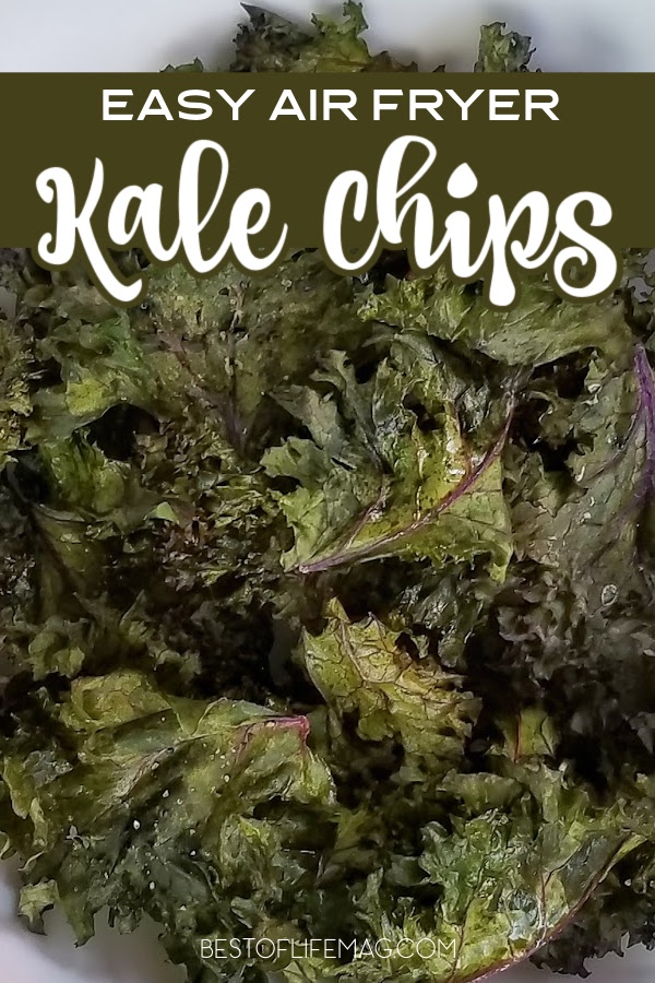 This easy air fryer kale chips recipe is the best way to enjoy healthier snacks with simple ingredients and easy variations. Healthy Snack Recipes | Healthy Air Fryer Snacks | Easy Air Fryer Recipes | Easy Snack Recipes | Air Fryer Recipes with Kale | Healthy Kale Recipes | Easy Kale Recipes | Kale Snack Recipes via @amybarseghian