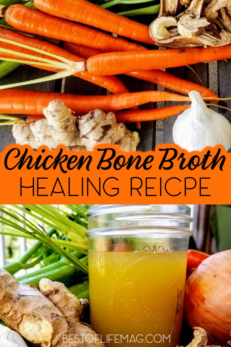 This healing chicken bone broth recipe is a great way to get natural nutrients that can help with gut health as well as sleep and even weight loss. Bone Broth Soup | Bone Broth Benefits | Healthy Bone Broth Recipe | Easy Broth Recipe | Broth Recipe with Chicken Bones | Chicken Broth Recipe | Instant Pot Chicken Bone Broth Recipe | Pressure Cooker Bone Broth Recipe | How to Make Chicken Bone Broth | How to Use Chicken Bones | Health Benefits of Chicken Bone Broth via @amybarseghian