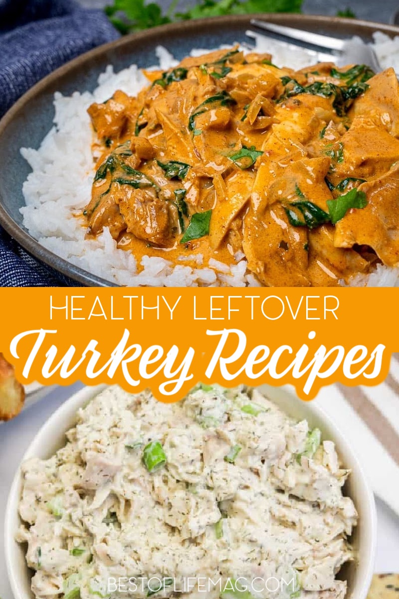 These delicious and healthy leftover turkey recipes are perfect to put those turkey leftovers to good use! The entire family will enjoy these meals! Leftover Turkey Dinner Ideas | Quick Leftover Turkey Meals | Thanksgiving Turkey Leftovers Casseroles | Leftover Turkey Curry Recipes | Leftover Turkey Pasta Recipes | Leftover Turkey Casserole | Leftover Turkey Ideas | Leftover Thanksgiving Turkey Recipes via @amybarseghian