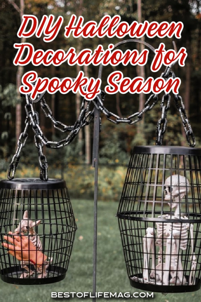 Fun Halloween crafts could end up being the best DIY Halloween decorations that are far more affordable. Outdoor Halloween Decor | Indoor Halloween Decor | Cheap Halloween Decorations | Dollar Store Halloween Decor | Halloween a Table Settings | Halloween Party Decorations | Halloween Party Tips via @amybarseghian