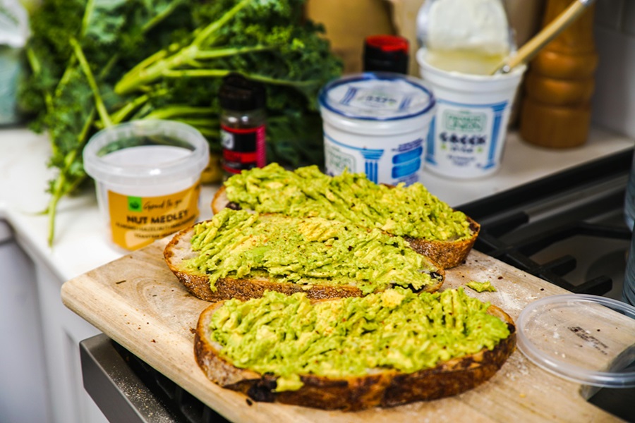 Is Sourdough Bread Good for Diabetics Avocado Toast Made with Sourdough Bread on a Cutting Board