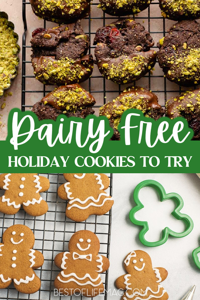 These dairy free holiday cookies keep the spirit of the holiday season without adding any lactose to the fun. Sugar Cookies Recipes | Christmas Cookie Recipes | Hanukkah Cookie Recipes | Cookies for New Years | Cookies for Parties | Chocolate Chip Cookies Recipes | Dairy Free Cookie Recipes | Dairy Free Treats | Holiday Cookies without Dairy via @amybarseghian