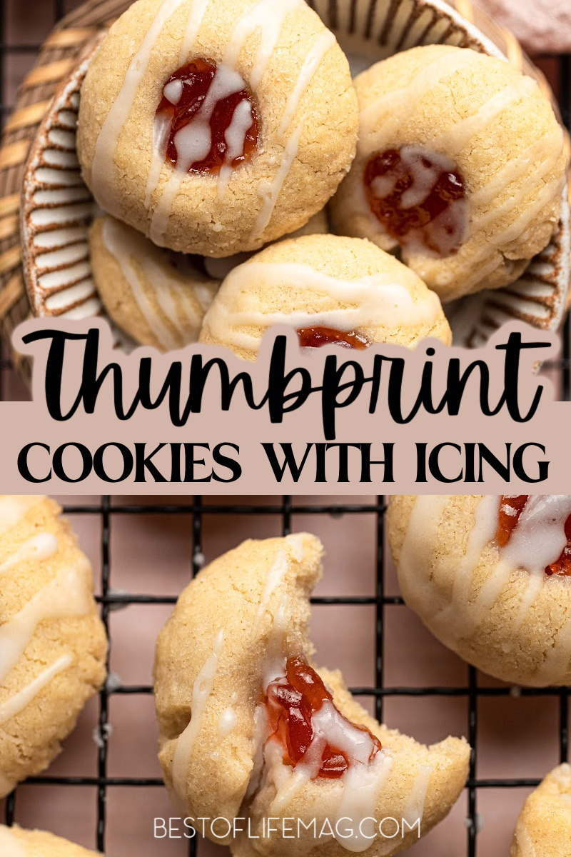 Our thumbprint cookies with icing recipe is highly requested and easy to make! Plus, this is an egg free cookie recipe perfect for the holidays. Thumbprint Cookie Recipe | Easy Cookie Recipe | Dessert Recipe with Raspberries | Holiday Cookie Recipe | Thumbprint Shortbread Cookies | Desserts for a Crowd | Eggless Cookie Recipe | Egg Allergy Cookies via @amybarseghian