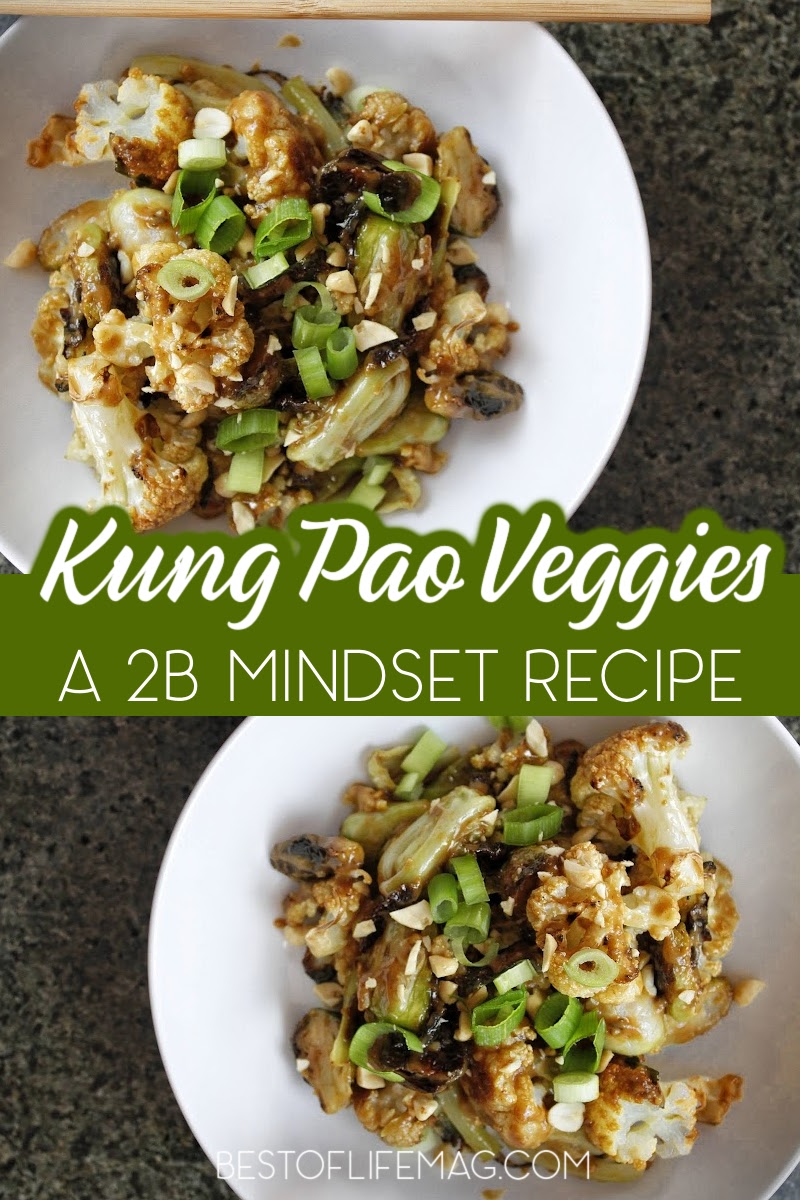 You can take the kung pao from kung pao chicken, remove the chicken, and add healthy vegetables to make a delicious 2B Mindset recipe, kung pao veggies. Kung Pao Cauliflower | Kung Pao Sauce | Healthy Kung Pao Recipe | Veggies Most Recipes | 2B Mindset Recipes | Healthy Dinner Recipes | Recipes for Weight Loss via @amybarseghian