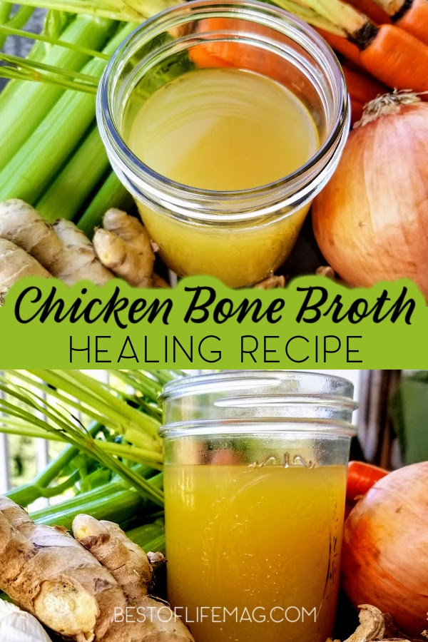 This healing chicken bone broth recipe is a great way to get natural nutrients that can help with gut health as well as sleep and even weight loss. Bone Broth Soup | Bone Broth Benefits | Healthy Bone Broth Recipe | Easy Broth Recipe | Broth Recipe with Chicken Bones | Chicken Broth Recipe | Instant Pot Chicken Bone Broth Recipe | Pressure Cooker Bone Broth Recipe | How to Make Chicken Bone Broth | How to Use Chicken Bones | Health Benefits of Chicken Bone Broth via @amybarseghian