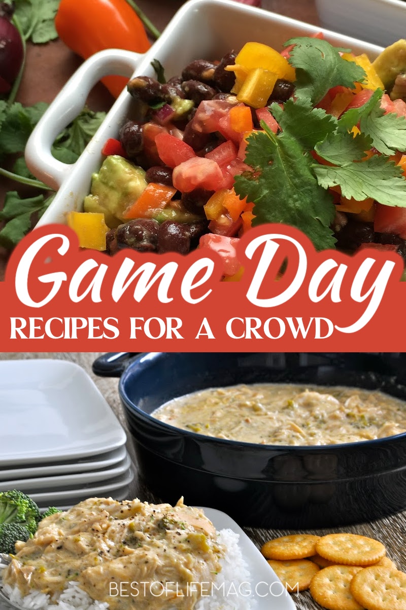 Regardless of what sport you enjoy watching, game day for any of them is always fun! These game day recipes are easy to make and will satisfy any taste bud! Game Day Party Tips | Recipes for Parties | Recipes for a Crowd | Lunch Recipes for Parties | Dinner Recipes for Parties | Finger Food Recipes | Appetizer Recipes | Super Bowl Party Ideas | Super Bowl Party Recipes via @amybarseghian