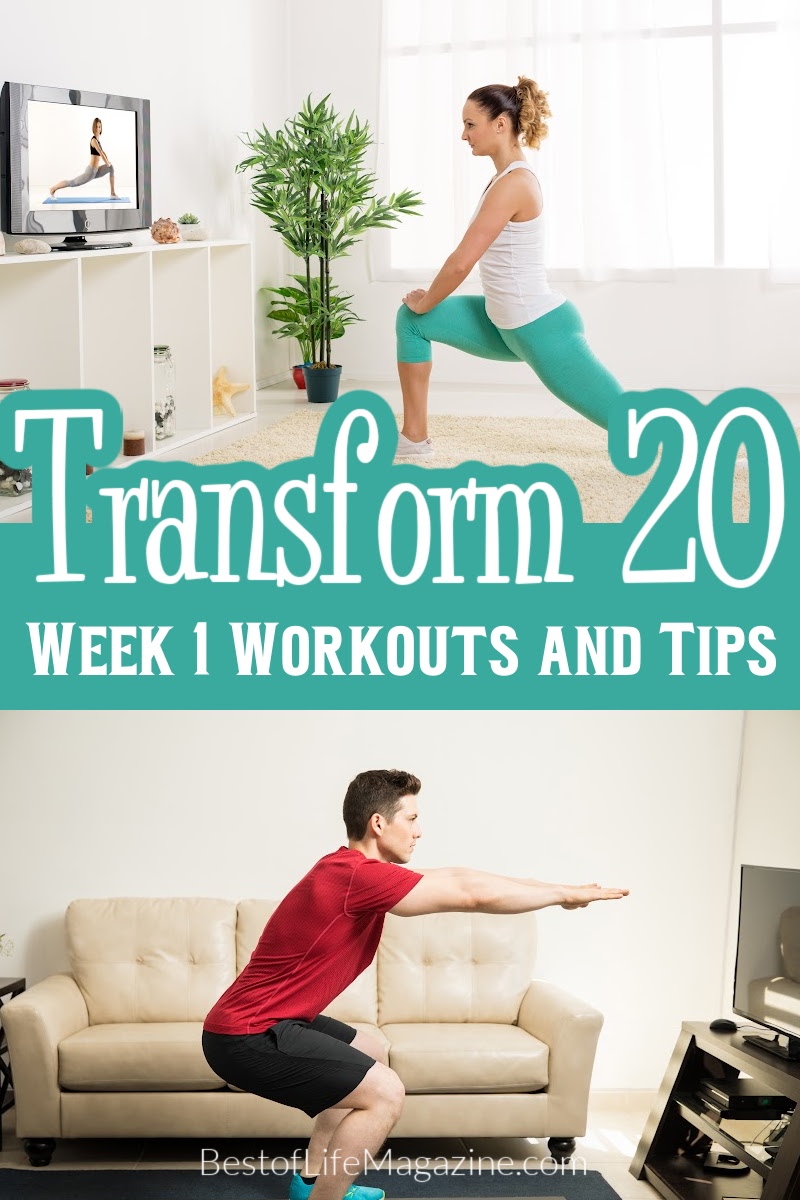 Commit to Transform 20 week 1 and let the progress you can make help propel you through the rest of the workouts and reach your fitness goals. Beachbody Workouts | Transform 20 Tips | Transform 20 Review | Transform 20 Workouts via @amybarseghian