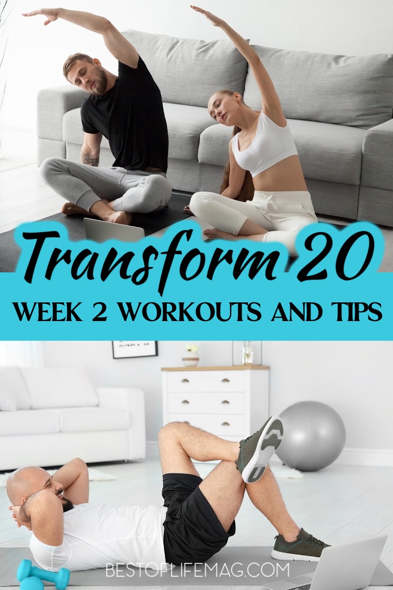 Make your way through Transform 20 week 2 by understanding the plan and utilizing tips to make the most of your Beachbody workouts. Transform 20 Tips | Transform 20 Review | Transform 20 Ideas | At-Home Workouts | Beachbody Workouts | Shawn T Workouts via @amybarseghian