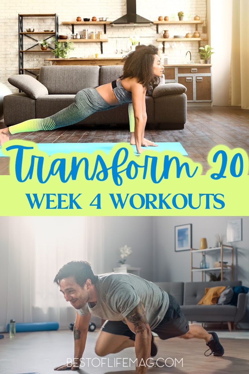 Get ready because we are turning up the heat with Transform 20 Week 4 workouts and tips to succeed and reach your fitness goals. Transform 20 Tips | Transform 20 Review | Transform 20 Ideas | At-Home Workouts | Beachbody Workouts | Shawn T Workouts via @amybarseghian