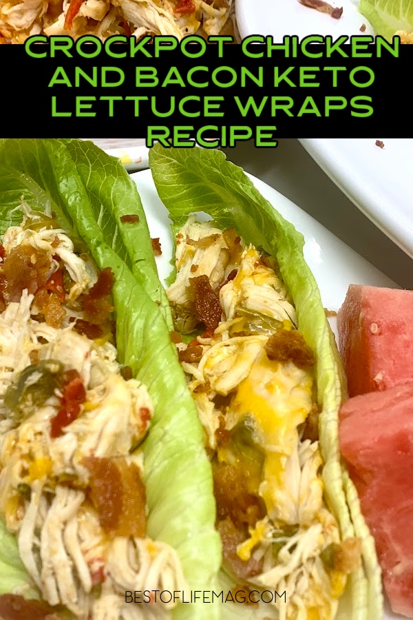 This crockpot chicken and bacon keto lettuce wraps recipe is an easy healthy dinner recipe with an easy way to serve for those not on a keto or low carb diet. Low Carb Chicken Recipes | Keto Chicken Recipes Crockpot | Slow Cooker Low Carb Recipes | Crockpot Low Carb Recipes | Low Carb Chicken and Bacon Wraps | Keto Lettuce Wrap Recipes | Low Carb Dinner Recipes | Weight Loss Crockpot Recipes | Low Carb Lunch Recipes | Crockpot Shredded Chicken | Keto Shredded Chicken Recipe via @amybarseghian