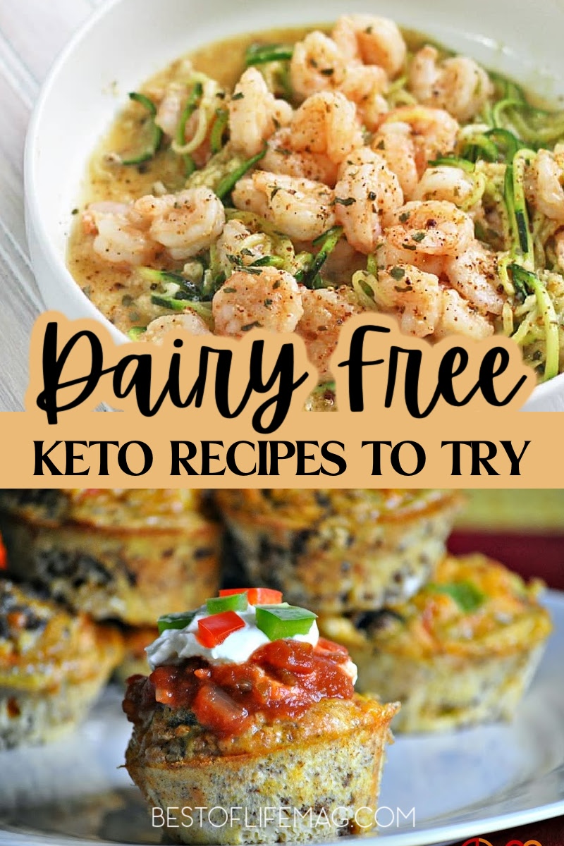 These delicious dairy free ketogenic recipes are easy to make and will help you enjoy keto recipes that align with your allergy restrictions. Dairy Free Recipes | Dairy Free Weight Loss Recipes | Dairy Free Ideas | Keto Recipes | Keto Dairy Free Recipes | Dairy Free Weight Loss Recipes | Tips for Losing Weight via @amybarseghian