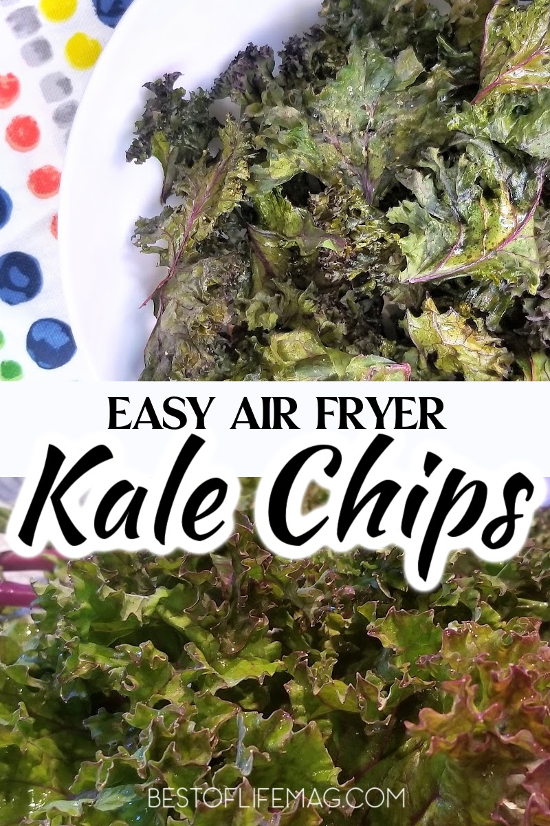 This easy air fryer kale chips recipe is the best way to enjoy healthier snacks with simple ingredients and easy variations. Healthy Snack Recipes | Healthy Air Fryer Snacks | Easy Air Fryer Recipes | Easy Snack Recipes | Air Fryer Recipes with Kale | Healthy Kale Recipes | Easy Kale Recipes | Kale Snack Recipes via @amybarseghian