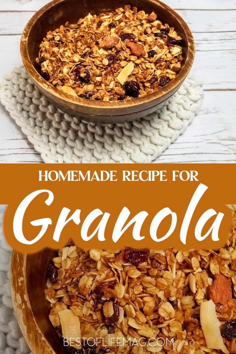 Make your own healthy crockpot granola recipe at home. This slow cooker granola recipe is gluten free and vegan free, too, making it an allergy friendly recipe. Healthy Crockpot Ideas | Easy Crockpot Recipes | Easy Granola Recipe | Vegan Recipes via @amybarseghian