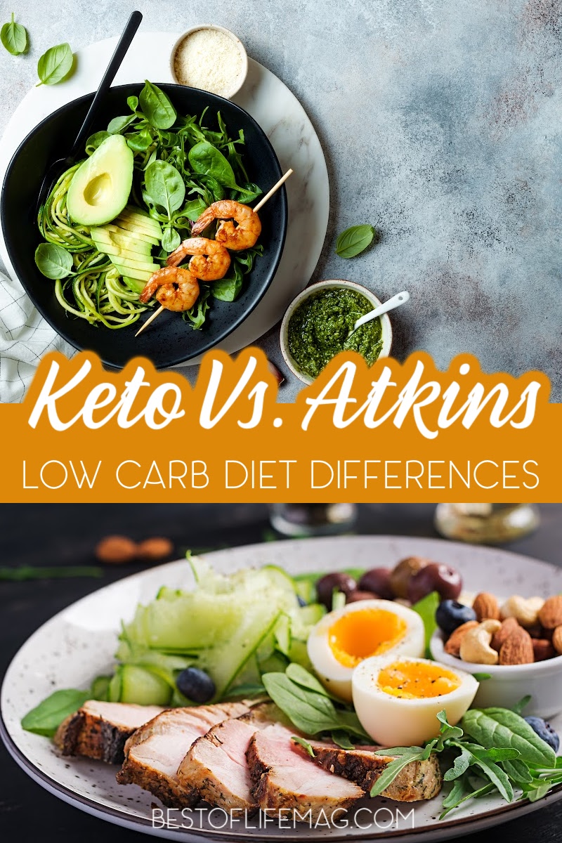 What is the difference between keto vs Atkins for meal planning and dieting? Knowing the main differences will help you identify which eating plan is right for you between the Atkins and Keto Diets. What is a Keto Diet | What is the Atkins Diet | Which is Better Keto or Atkins | Best Diet Plan | Weight Loss Tips | Diet Tips via @amybarseghian