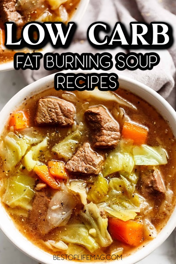 The best low carb fat burning soup recipes are guaranteed to rev up your metabolism and help you feel full longer, and put you in control. Keto Soup Recipes | Weight Loss Soup Recipes | Keto Recipes for Lunch | Low Carb Recipes | Low Carb Dinner Recipes | Fat Burning Soups | Weight Loss Recipes | Recipes for Weight Loss | Healthy Soup Recipes | Low Carb Appetizers via @amybarseghian