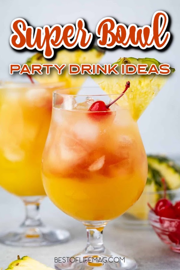 Paired with great food, these game day and Super Bowl party drinks and recipes will keep your party festive for everyone. House Party Drinks | Cheap Party Drinks | Alcoholic Party Punch for a Crowd | Party Drink Ideas for Adults | Cocktail Recipes for Parties | Drinks for Adults | Super Bowl Party Cocktails | Drinks for Super Bowl Parties | Cocktails for Super Bowl Parties via @amybarseghian