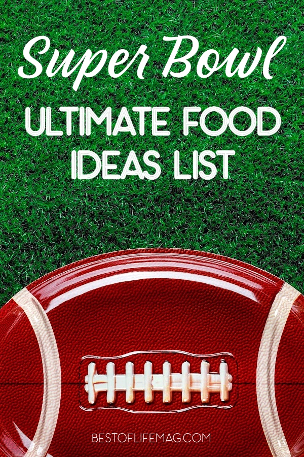 Your ultimate Super Bowl food list is here with over 165 recipes to choose from that are sure to make your Super Bowl Sunday the best yet. Super Bowl Party Food | Super Bowl Appetizers | Super Bowl Party Recipes | Tips for Hosting a Super Bowl Party | Super Bowl Party Food Crockpot | Game Day Recipes | Party Recipes | Recipes for a Crowd | Recipes for Parties via @amybarseghian