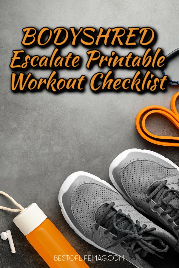 Our BODYSHRED Escalate Printable Workout Checklist will help you stay on track with your BODYSHRED workout program no matter where you start. Jillian Michaels Workouts | Jillian Michaels Printables | Jillian Michaels Fitness Tips | At Home Workouts | At Home Workout Tips | Jillian Michaels Weight Loss Tips | Bodyshred Workout Overview | Bodyshred Workout Printables via @amybarseghian