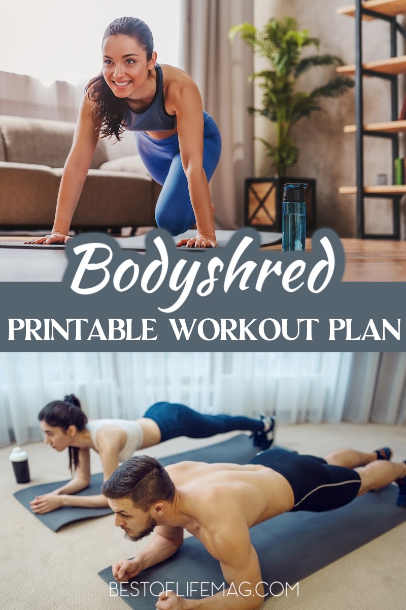 This printable Bodyshred workout plan will take you through Jillian Michael's Bodyshred Amplify workout with an easy to use checklist. Bodyshred Review | Workout Plan | Printable Workout Plan | Fitness Ideas | Tips for Home Workouts | Beachbody Printables | Printable Beachbody Plan | Weight Loss Ideas | Tips for Losing Weight via @amybarseghian