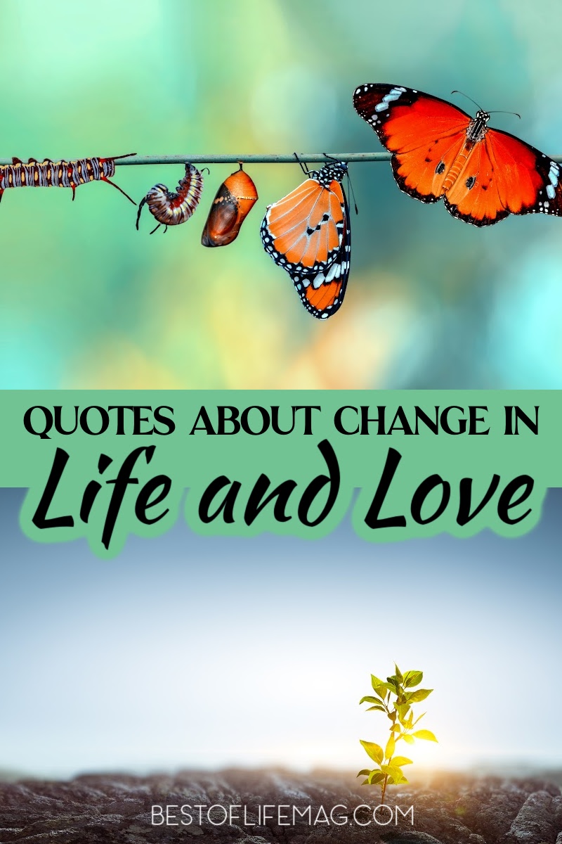 Life is messy. It's difficult, full of tough spots, but it's also beautiful. These quotes about change in life and love are perfect for remembering why we stick it out through the bad stuff! Motivational Quotes | Quotes for when you Break Up with Someone | Quotes for a Bad Day | Quotes about Love | Quotes about Change | Life Quotes via @amybarseghian