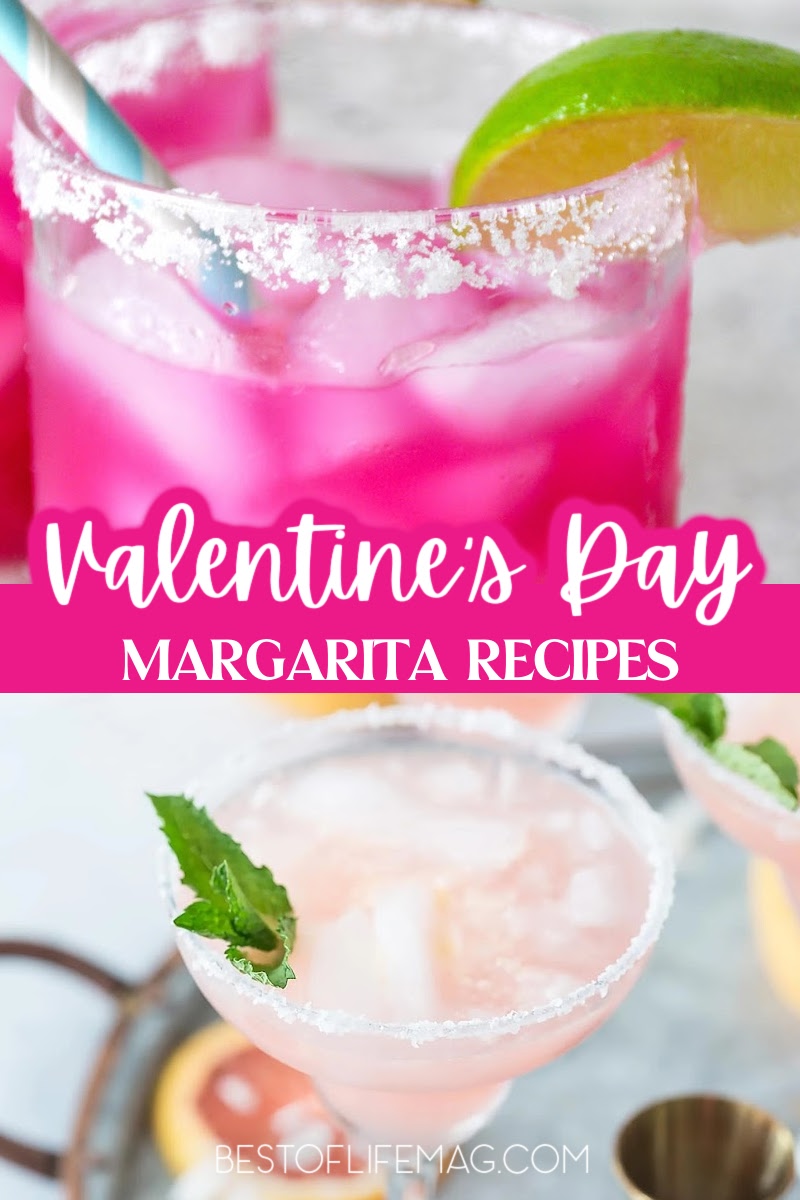 Celebrate your love for each other on Valentine’s Day with these beautiful red and pink Valentine’s Day margarita recipes. Margarita Recipes for Holidays | Valentines Day Cocktails | Pink Cocktails | Red Cocktails | Margarita Recipes for Holidays | Cocktails for Couples via @amybarseghian