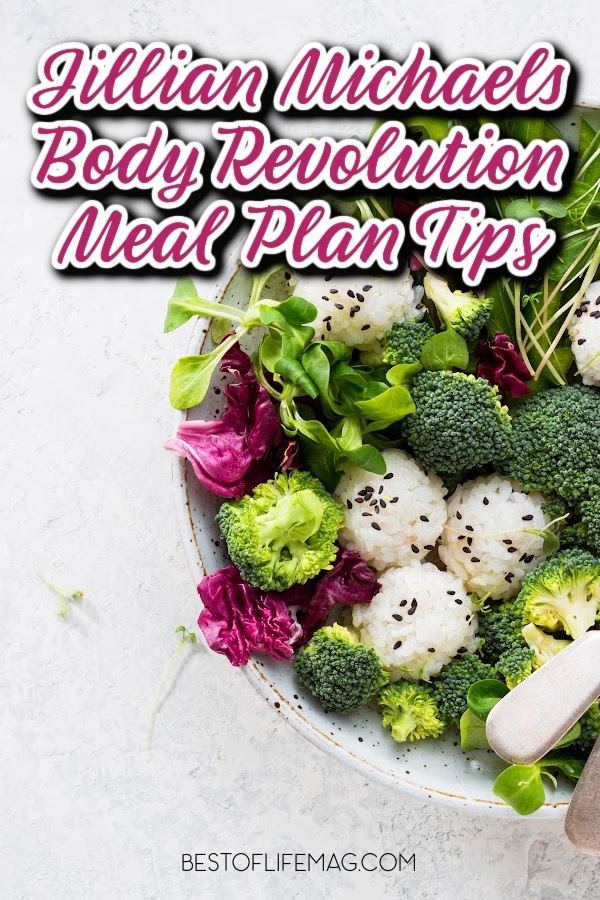 These Jillian Michaels Body Revolution meal plan tips will help you get you through the workout and stay lean and fit long after. Jillian Michaels Meal Plans | Beachbody Meal Plans | Beachbody Nutrition Tips | Jillian Michaels Weight Loss Tips | Jillian Michaels Food | Tips for Losing Weight | Weight Loss Tips | Healthy Weight Loss via @amybarseghian