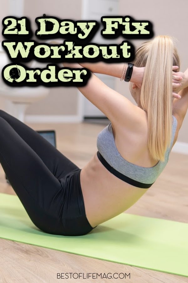 Get the results you want with this COMPLETE 21 Day Fix Workout order with a printable 21 Day Fix workout schedule and tips for each workout in the program. 21 Day Fix workout program | 21 Day Fix Workout Tips | 21 Day Fix Workouts | Total Body Cardio Fix | 21 Day Fix Upper Fix | 21 Day Fix Lower Fix | Beachbody Workouts | Pilates Fix | 21 Day Fix Cardio Fix | Dirty 30 | Yoga Fix | 10 Minute Abs Fix | Plyo Fix via @amybarseghian