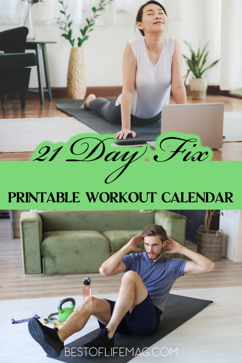 Use this 21 Day Fix printable workout calendar to stay on track with your 21 Day Fix workout schedule! Beachbody Workouts | Beachbody Printables | 21 Day Fix Printables | Free 21 Day Fix Printables via @amybarseghian