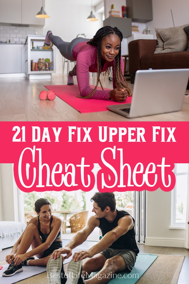 Use this 21 Day Fix Upper Fix cheat sheet for an easy-to-print list of the moves and exercises in this 21 Day Fix workout. 21 Day Fix Printables | Beachbody Workouts | Fitness Printables | Beachbody Printables | At Home Workouts via @amybarseghian