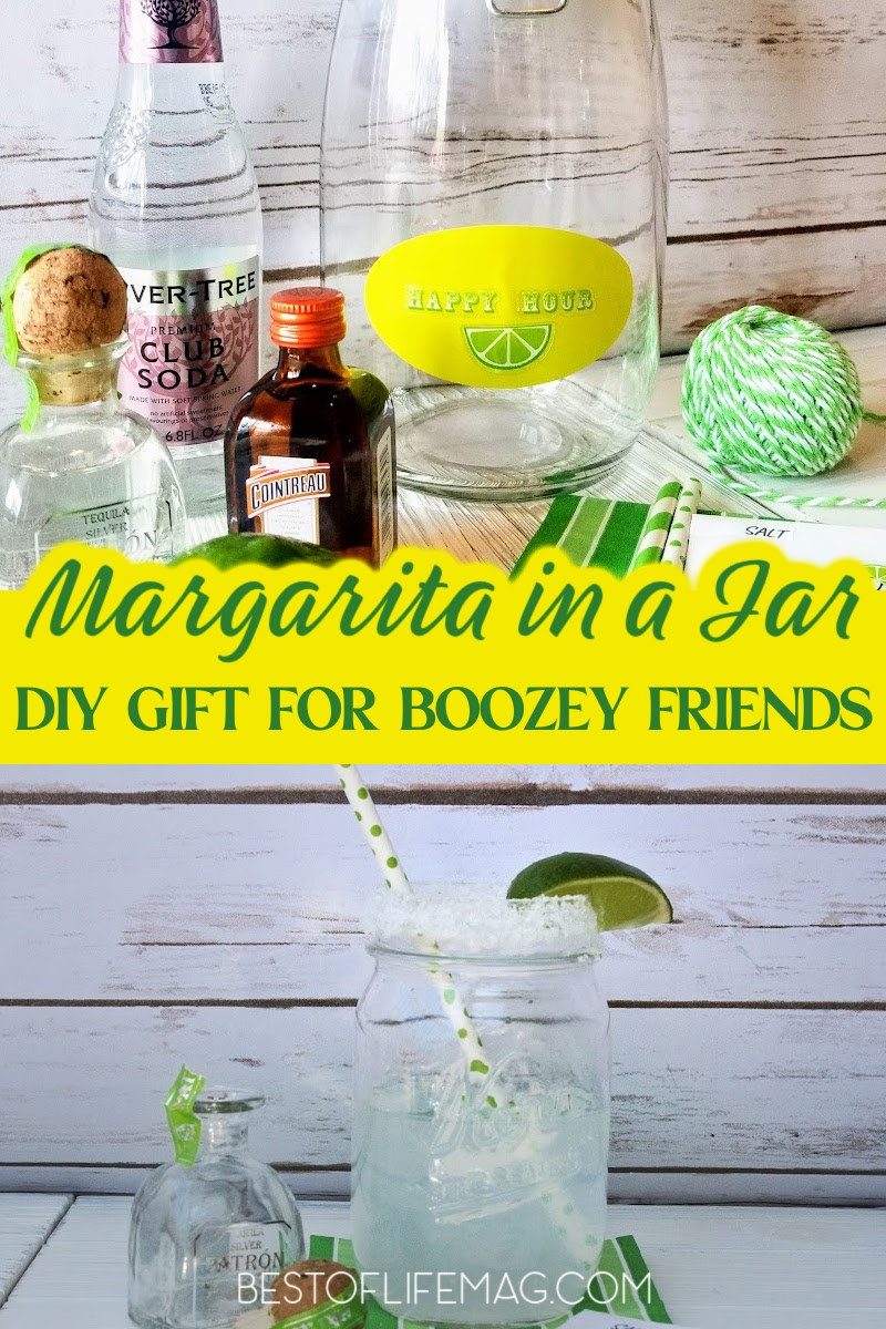 Make this DIY margarita in a jar gift for your tequila-loving friends on any occasion! Margarita in a Jar How to | How to Make a Margarita in a Jar | Best Gift Ideas | Best DIY Gift Ideas | Easy DIY Gifts | DIY Gifts for Friends via @amybarseghian