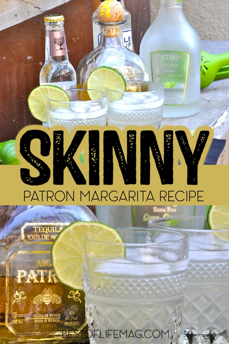The quest for the best skinny margarita is over now that you have this Patron skinny margarita recipe with Patron Lime Citronge. Cocktail Recipes | Margarita Recipes | Drink Recipes | Skinny Margaritas via @amybarseghian
