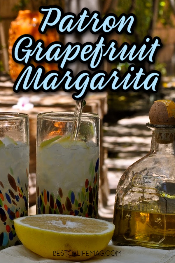 Making a Patron Grapefruit Cocktail is easy! This Patron Grapefruit Margarita recipe is simple, delicious, and perfectly refreshing. Everyone will love it! Margarita Recipes | Patron Cocktail Recipes | Happy Hour Recipes | Grapefruit Recipes | Cocktail Recipes | How to Make a Margarita
