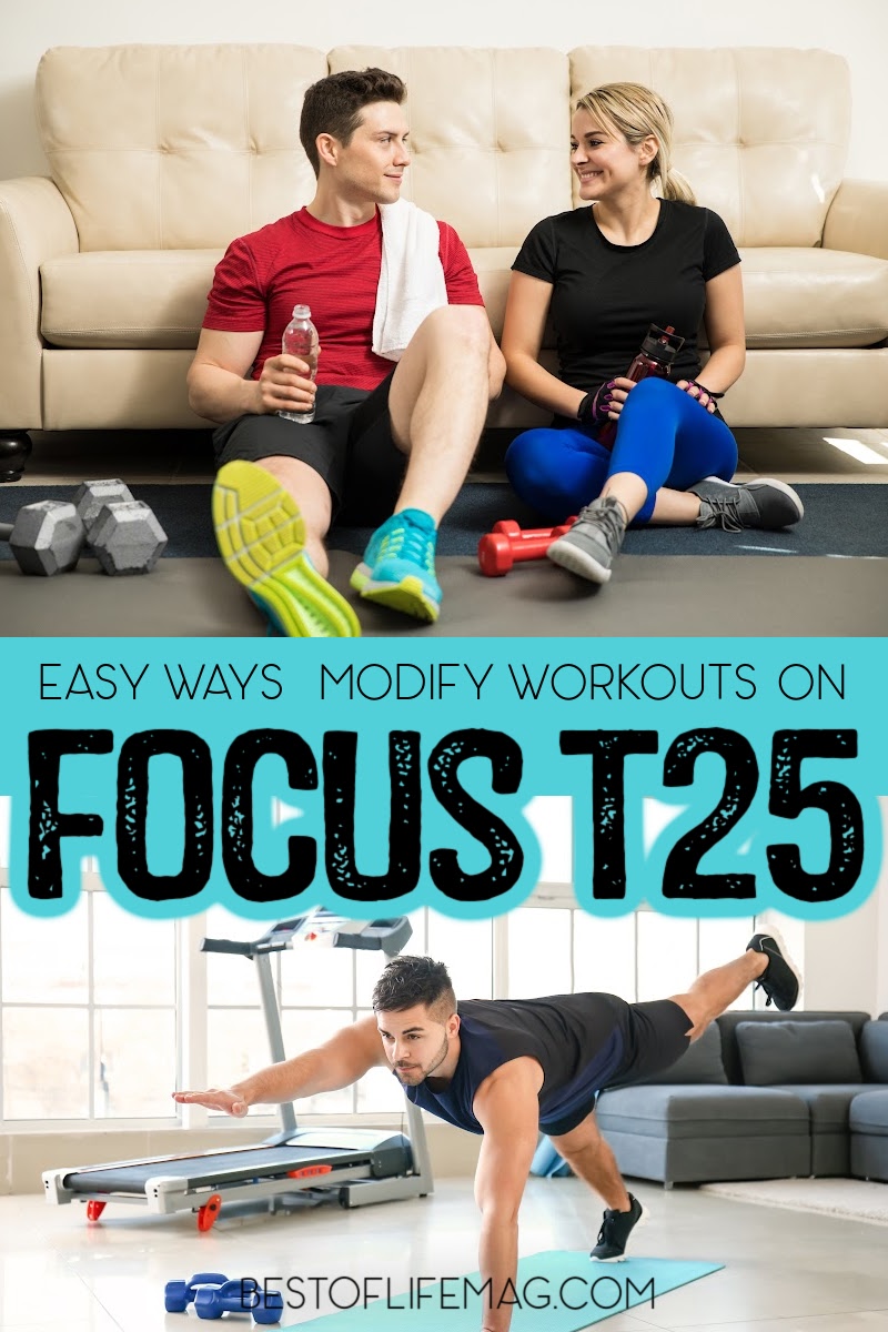 Wondering if you can do Focus T25 workouts? Yes, you can, and these modifications will help you get the results you want. Focus T 25 Review | Focus Workout Review | At Home Workout Tips | At Home Workout Ideas | Workouts from Beachbody via @amybarseghian
