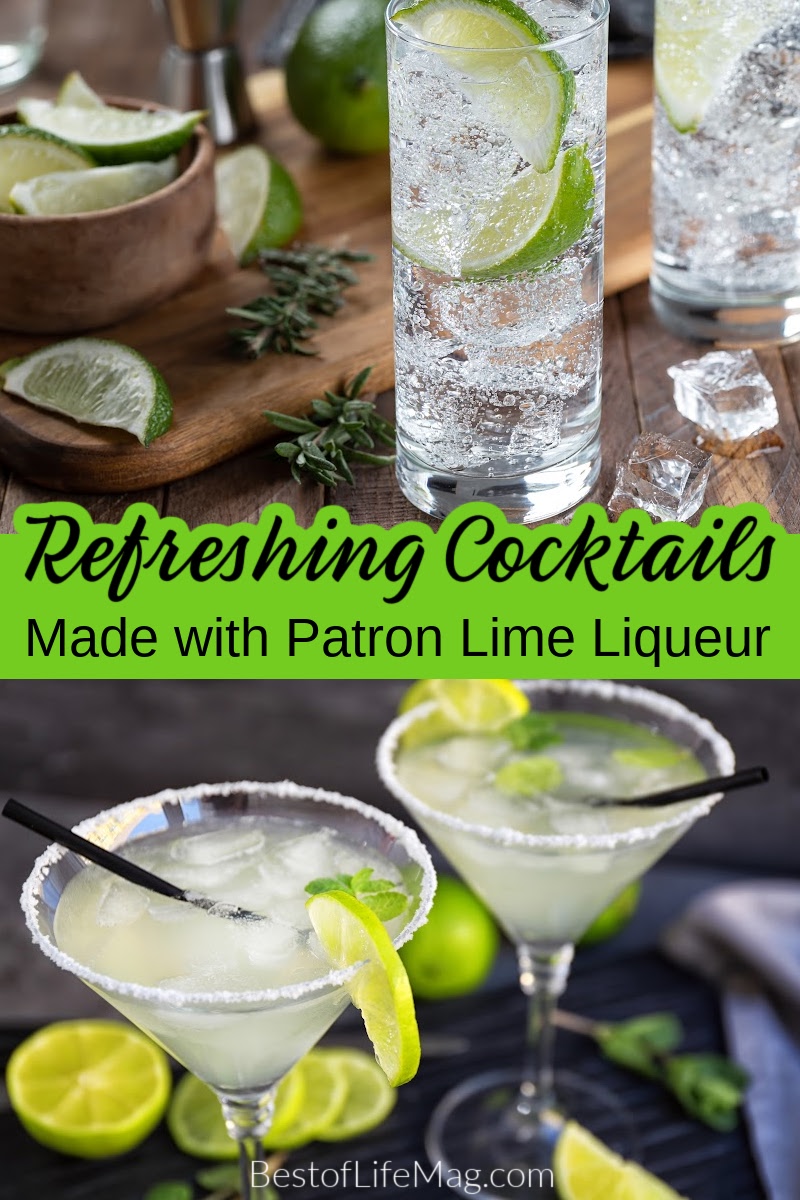 These Patron Lime Liqueur recipes are easy to make, refreshing, and perfect for parties any time of year. Lime Liqueur Drinks | Lime Liqueur Cocktails | Lime Liqueur Brands | Lime Liqueur Ingredients | Lime Liqueur Drinks at Home | Easy Lime Liqueur Recipes | Lime Liqueur Recipe Ideas | Cocktail Recipes with Lime | Mixed Drinks at Home | Home Bartending Tips | Cocktail Ingredients | Home Bartender via @amybarseghian