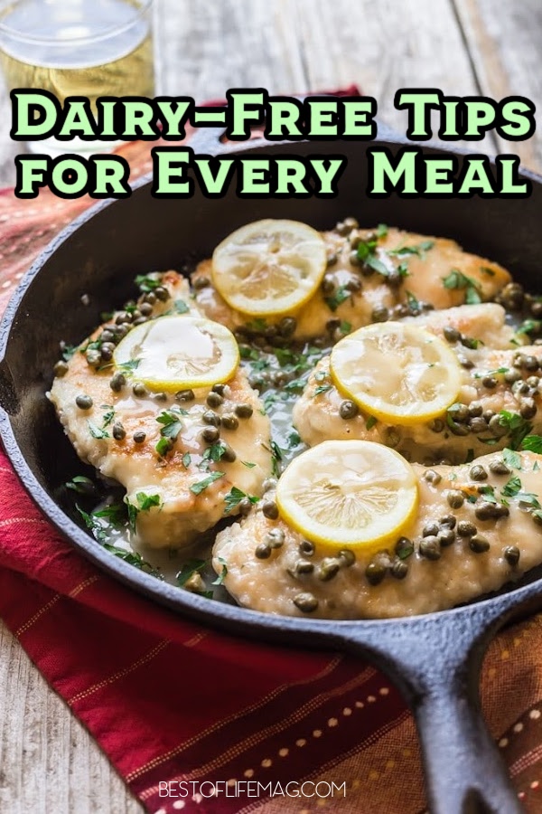Take control of your dairy free diet with the ultimate list of recipes for every meal of the day! Embrace cooking for food allergies with 150+ dairy free meals! Dairy Free Dinner | Dairy Free Breakfast | Dairy Free Lunch Recipes | Dairy Free Snacks | Easy Dairy Free Recipes | Dairy Free Recipes for Kids | Dairy Free Desserts | Food Allergy Recipes without Dairy via @amybarseghian