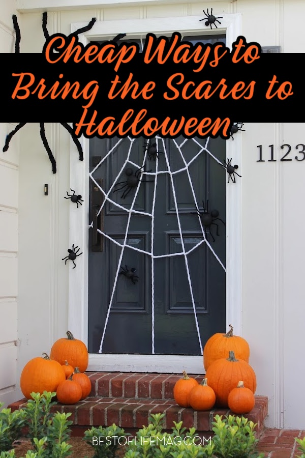 Fun Halloween crafts could end up being the best DIY Halloween decorations that are far more affordable. Outdoor Halloween Decor | Indoor Halloween Decor | Cheap Halloween Decorations | Dollar Store Halloween Decor | Halloween a Table Settings | Halloween Party Decorations | Halloween Party Tips via @amybarseghian