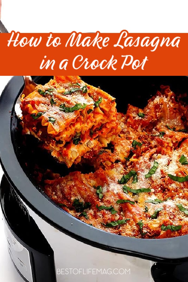 Adding vegetables to lasagna recipes adds a refreshing twist on a classic recipe. Crockpot lasagna recipes with spinach are easy to make and the spinach adds great flavor! Healthy Crockpot Lasagna | Vegetarian Crockpot Lasagna | Ravioli Crockpot Lasagna | Slow Cooker Crockpot Lasagna | Crockpot Pasta Recipes | Slow Cooker Italian Recipes | Easy Dinner Recipes via @amybarseghian